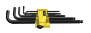 Jeu de clés Allen Wera 950/13 Hex-Plus Imperial 1 – impériales – BlackLaser – Jeu de clés Allen en L – Métriques – 13 pièce(s) – 463 g