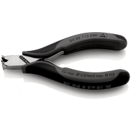 KNIPEX 64 02 115 ESD - Coupe-câble manuel - Noir - Acier inoxydable - 1,6 cm - 2 mm - DIN ISO 9654 - DIN EN 61 340-5 - 130 mm