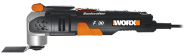 Outil multifonction Worx WX680 - Coupe/Meulage/Sciage/Grattoir