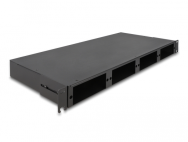 Delock 66924 - Noir - Métal - Montage en rack - 1U - 482,6 mm - 220 mm