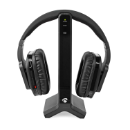 Casque TV Nedis RF 8 heures Portée 25 m