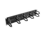 AK-1204-B : Panneau de gestion des câbles 2U 19", noir