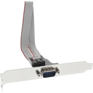 Support de connecteur interne série DB9 10 broches en ligne 0,25 m