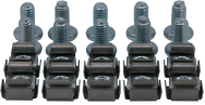 Rockstable M6 Allen Jeu de vis Rack Fastener Argent 10 pcs