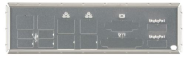 SuperMicro MCP-260-00128-0B, bouclier d'E/S 1U pour X11SCZ-F dans châssis SC510