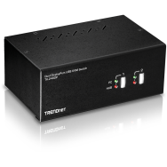 Commutateur KVM KVM à deux ports DisplayPort à deux ports TRENDnet