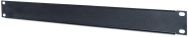 Couvercle aveugle 19", 1 U, noir - couvercle aveugle - RAL 9005