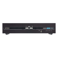 Commutateur KVM HDMI 4K USB 2 ports ATEN - Contrôle serveur sécurisé à double affichage