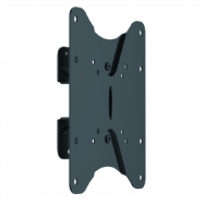 Support mural TV fin Equip 23"-42" - 106,7 cm (42") - 75 x 75 mm - 200 x 200 mm - -15 - 10° - Acier - Noir