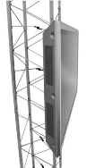 Chief TPSU - 68,03 kg - Métal - Noir