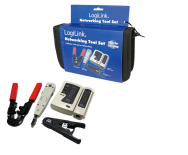 Ensemble d'outils réseau LogiLink WZ0012 avec sac