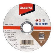 Makita D-65969-12 Disque à tronçonner en acier inoxydable 125mm