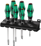 Jeu de tournevis d'atelier Wera 334 SK/6 6 pièces Phillips avec fente