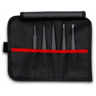 KNIPEX KN 92 00 05 ESD - Jeu de brucelles en plastique ESD 5 pièces