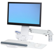 Ergotron StyleView - 13,2 kg - 61 cm (24") - 75 x 75 mm - 100 x 100 mm - Blanc