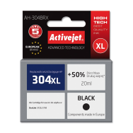 Cartouche d'encre Activejet AH-304BRX noire 20 ml remplace HP 304XL N9K08AE