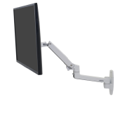 Bras d'écran mural Ergotron LX Series LX (blanc) - Vis - 11,3 kg - 50,8 cm (20") - 86,4 cm (34") - 100 x 100 mm - Blanc