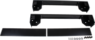 Rockstable 19" Plate-forme à roulettes à douille SPCC Acier Noir