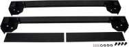 Rockstable 19" Plate-forme à roulettes à douille SPCC Acier Noir 1200mm
