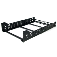 Rails de rack de serveur réglables fixes StarTech 3U 19 pouces