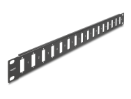 Delock 66077 - Montage en rack - 1U - Noir - Métal - 44 mm - 482 mm