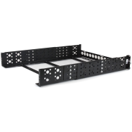 Rails de rack de serveur réglables fixes StarTech 2U 19 pouces