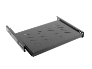 AK-1006-B : étagère réglable 1U 19", 60 kg, noire