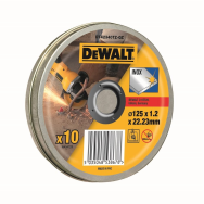 DEWALT DT42340TZ-QZ - Disque à tronçonner - Centre plat - Acier inoxydable - Toutes marques - 2,22 cm - 12,5 cm