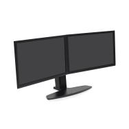 Support élévateur double écran Ergotron Neo Flex - 6,4 kg - 62,2 cm (24,5") - 75 x 75 mm - 100 x 100 mm - Réglage de la hauteur - Noir
