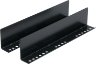Rockstable 19" L-Support Rail 600mm Profondeur Acier Noir