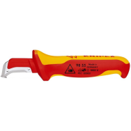 Couteau à gaine de câble KNIPEX avec sabot coulissant 98 55 SB