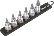 Wera Belt C 3 - Jeu de douilles - 1/2" - Métrique - 6 têtes - 25, 30, 40, 45, 50, 55 mm