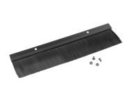 AK-1102-B : panneau à brosses 1U 19", noir