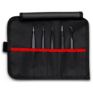 KNIPEX KN 92 00 01 ESD - Jeu de brucelles universelles ESD 5 pièces