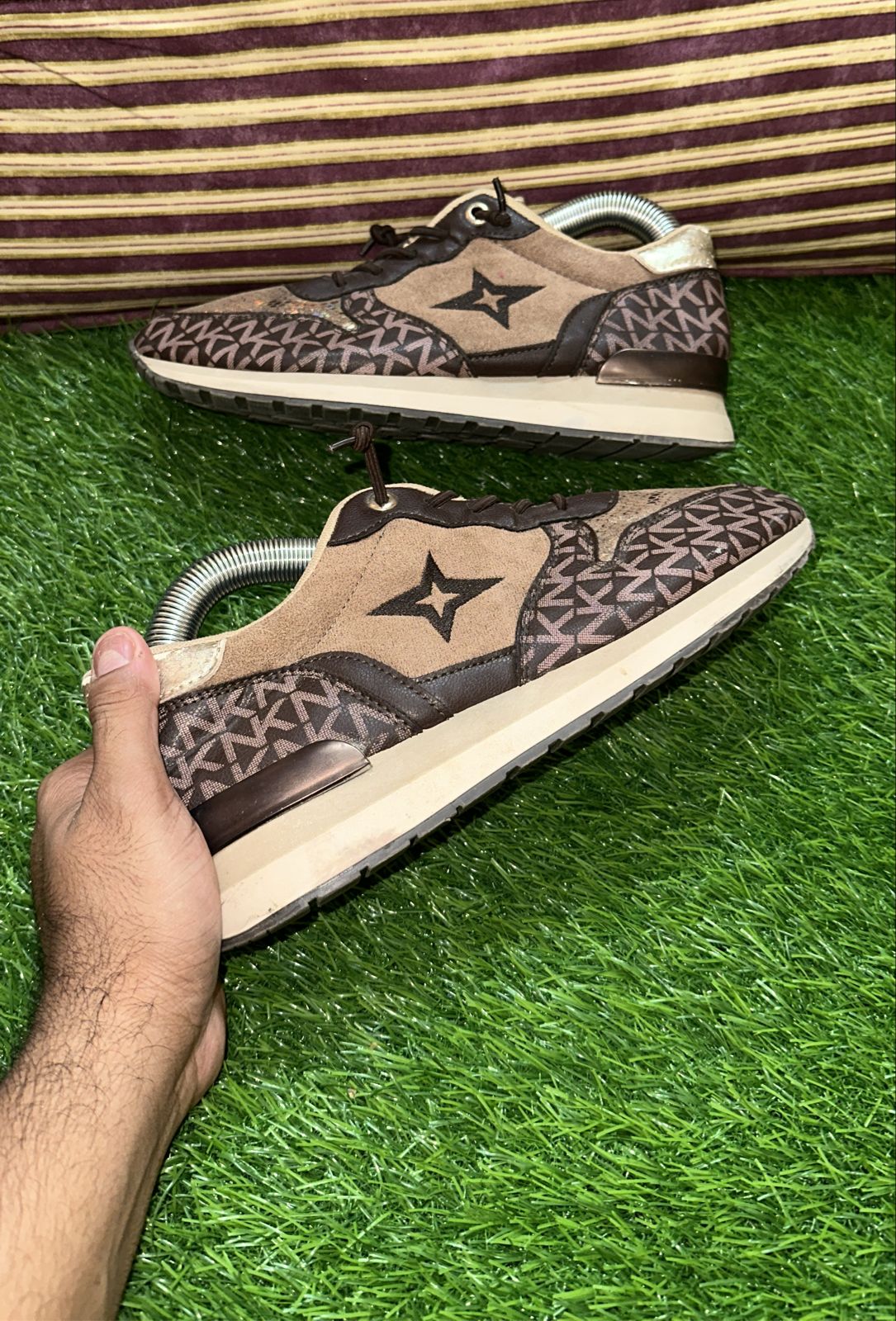 NK Brown leather sneakers 
