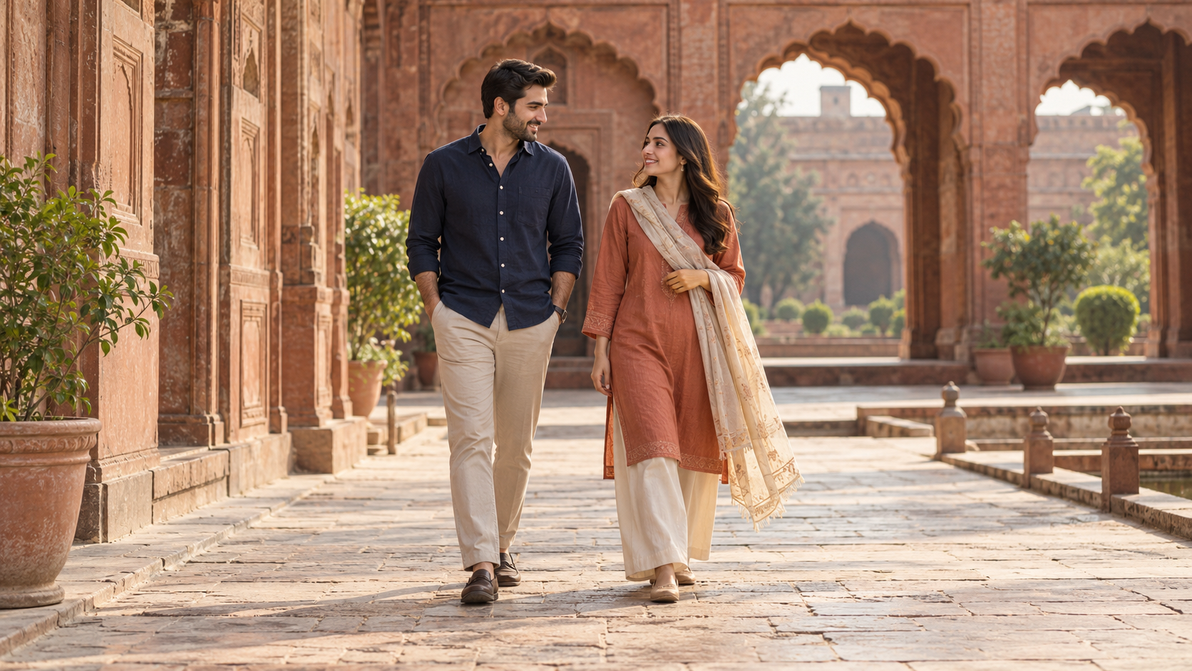 Lahore Heritage Walk Style: What to Wear with Qurat Clothing