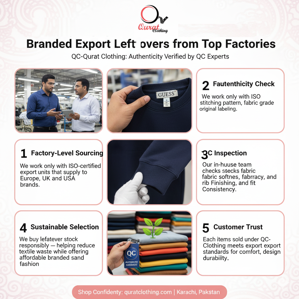 How QC-Qurat Clothing Selects Branded Export Leftovers from Top Factories