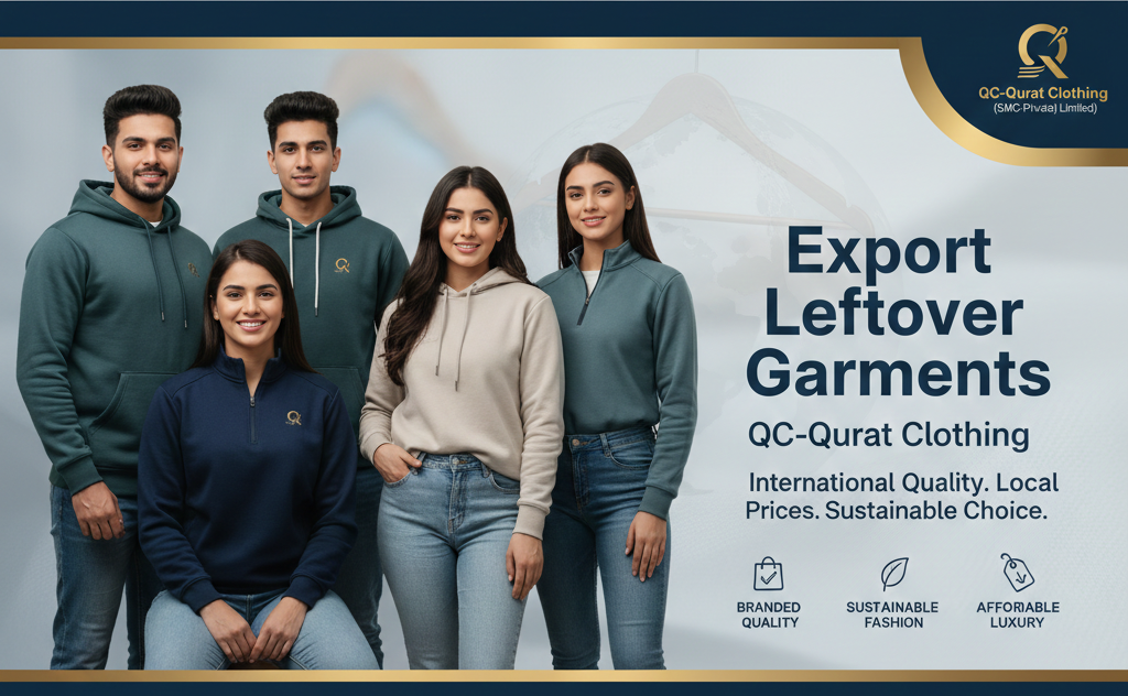 Export Leftover Garments — A Smart Choice in Modern Fashion by QC-Qurat Clothing (SMC-Private) Limited