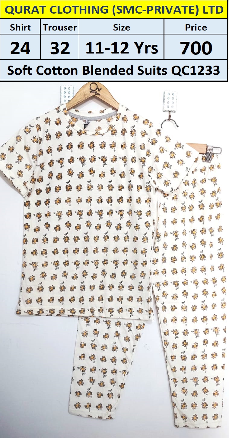 Soft Cotton Blended Suit QC1233