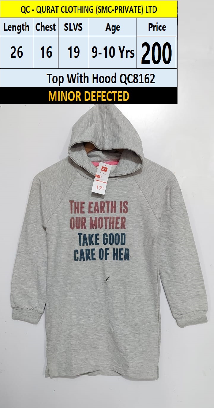 Top with Hood QC8162 Branded but Minor Defected(no exchange no refund)