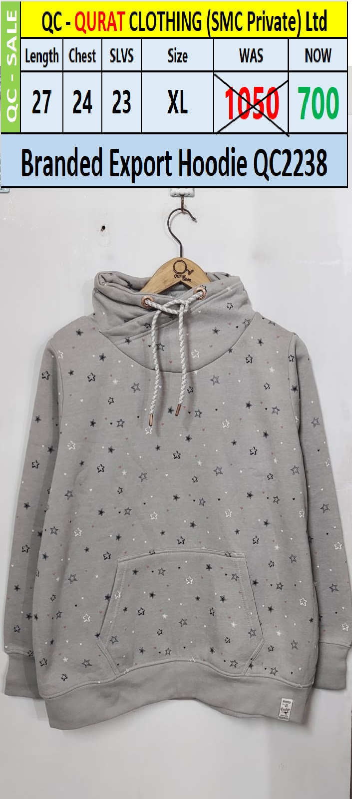 Branded Export Hoodie QC2238