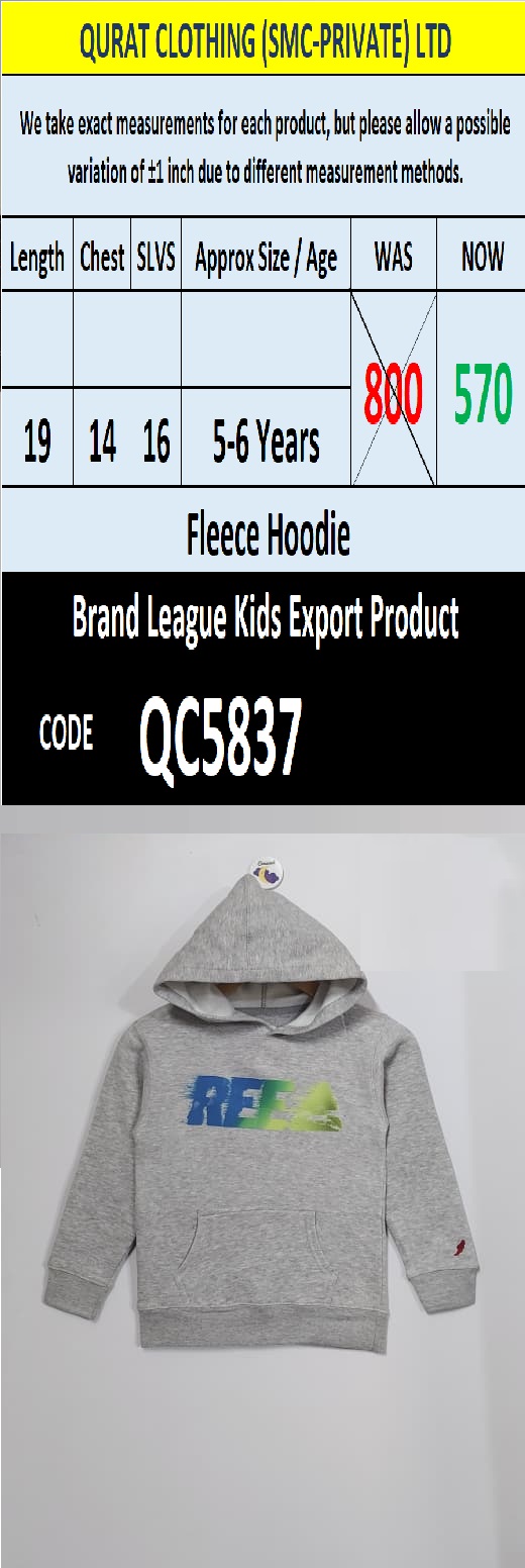Top International Branded Export Hoodie / Sweatshirt Products - QC5837