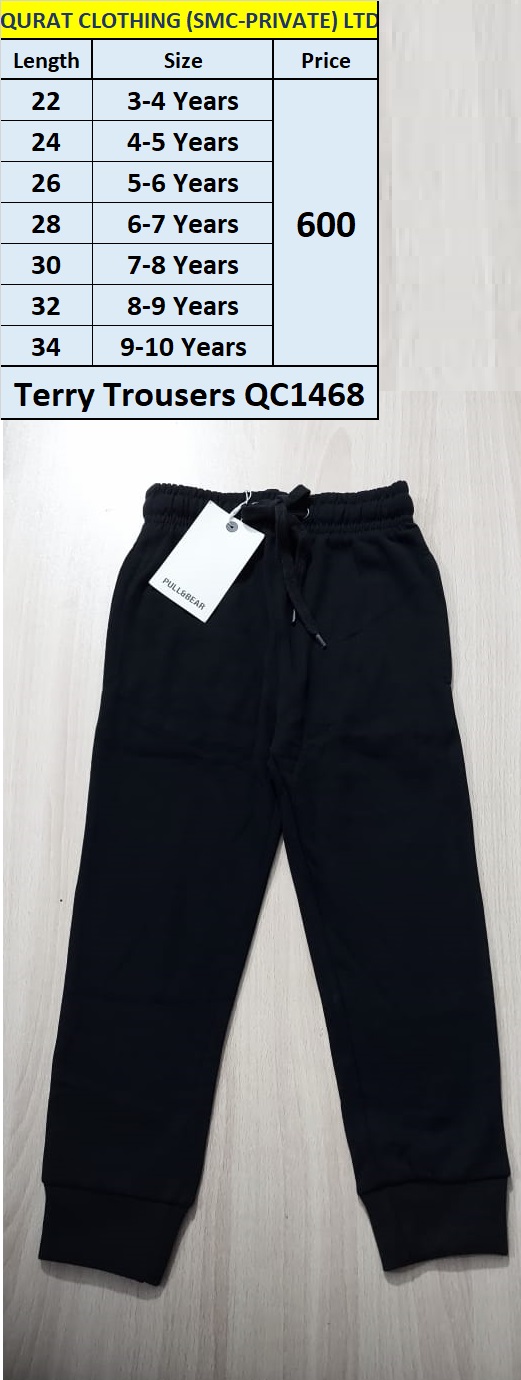 Black Terry Trouser QC1468