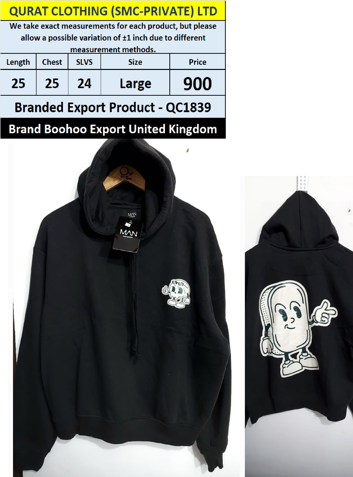 Branded Export Product QC1839 Export United Kingdom