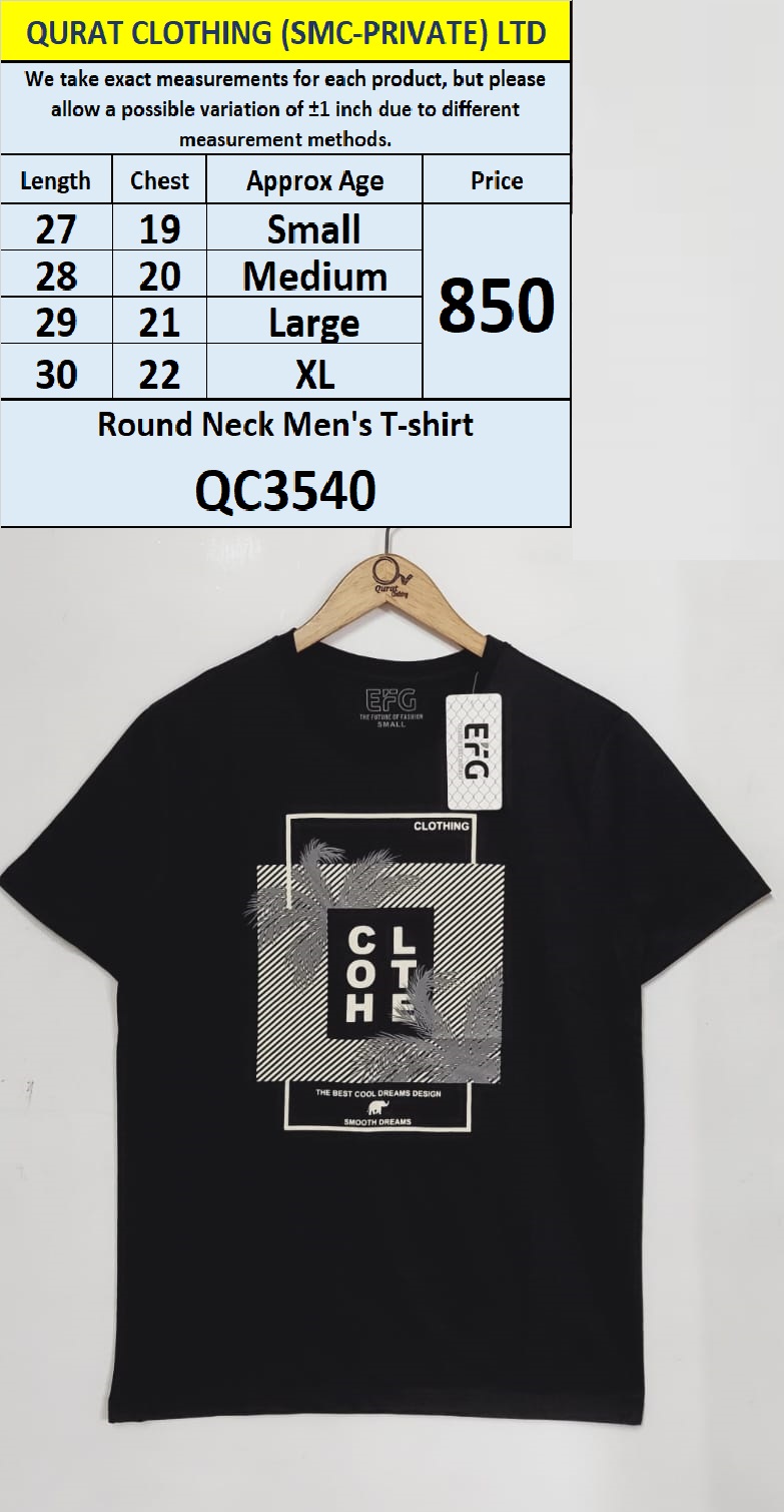 Round Neck Men's T-shirt QC3540