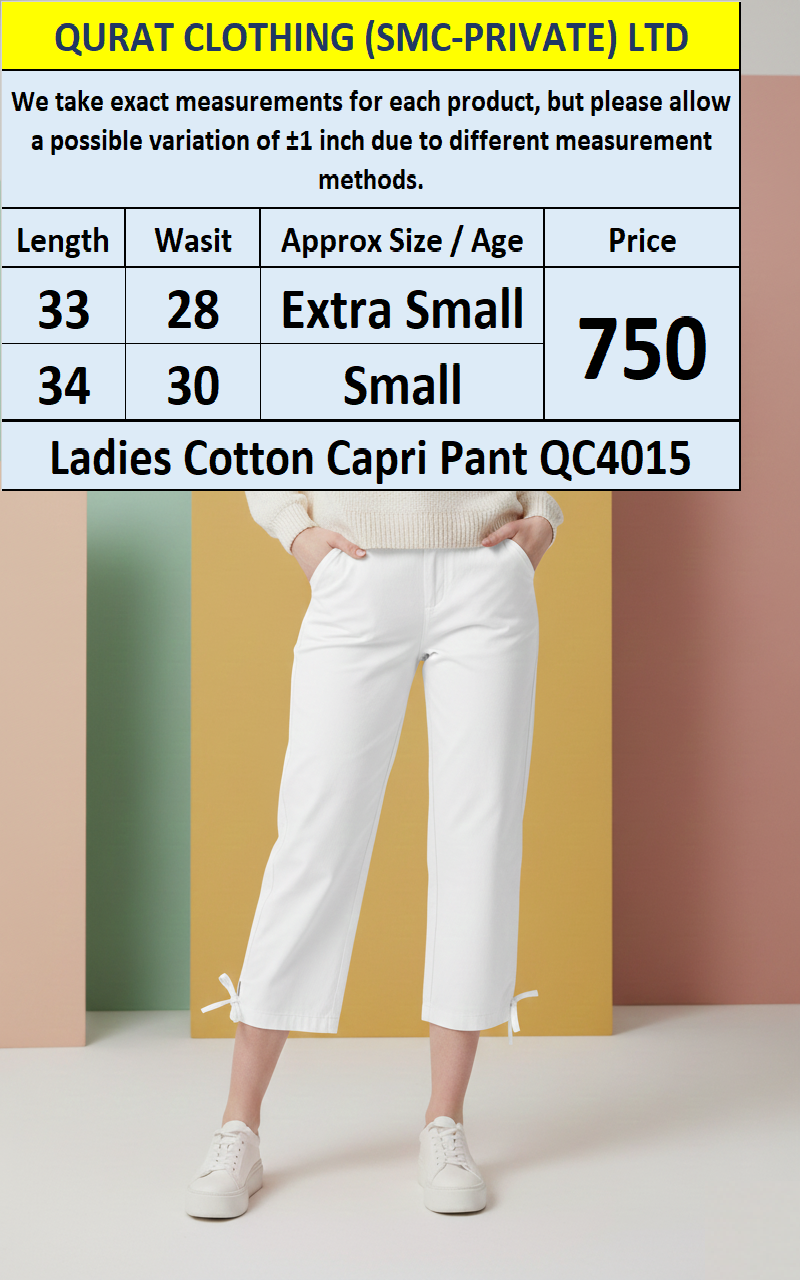 Ladies Cotton Flare Pant QC4015