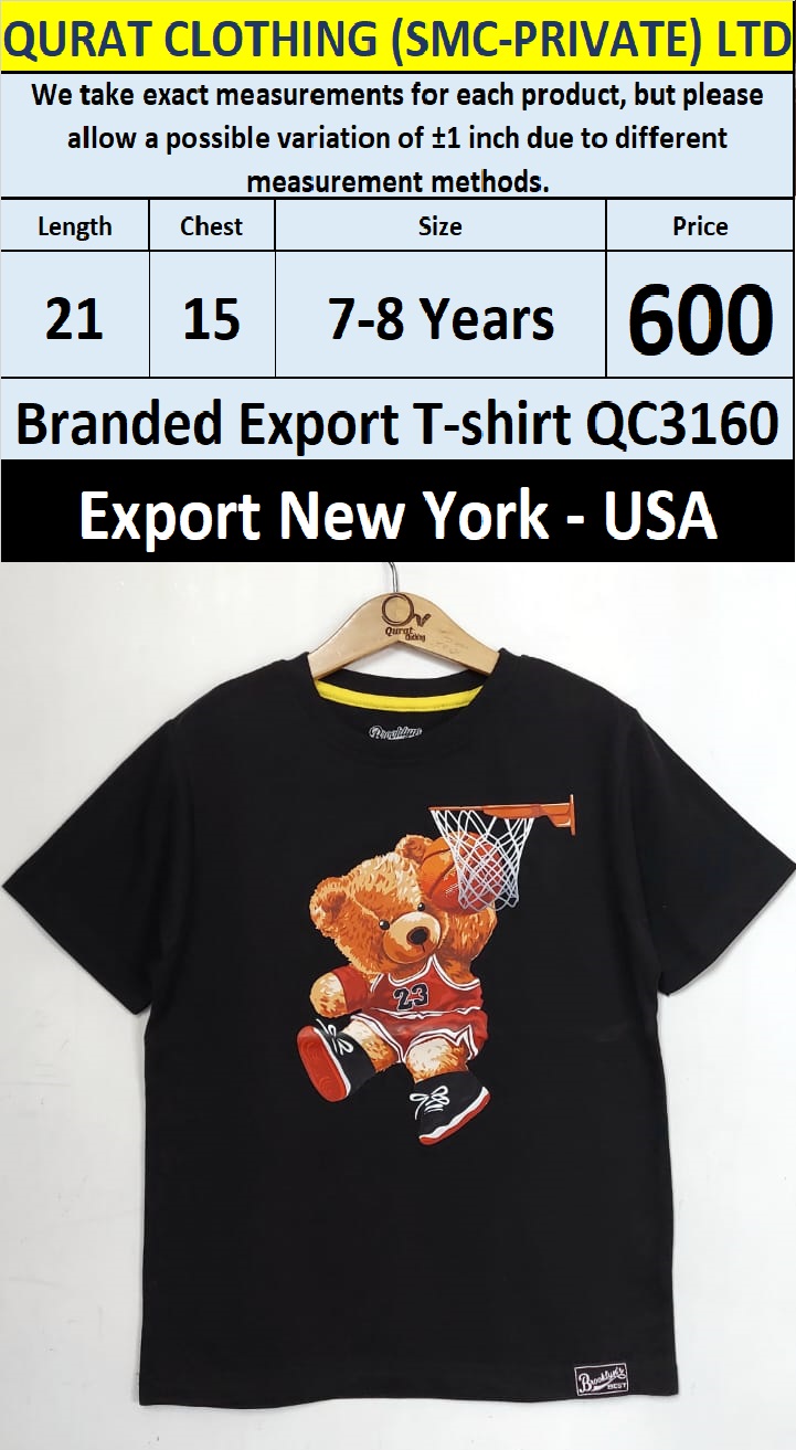 DKNY Brand T-shirt QC3160 Export New York - USA