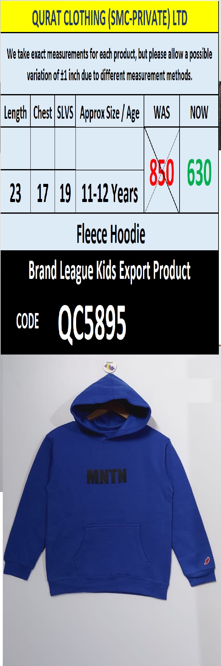  Top International Branded Export Hoodie / Sweatshirt Products - QC5895