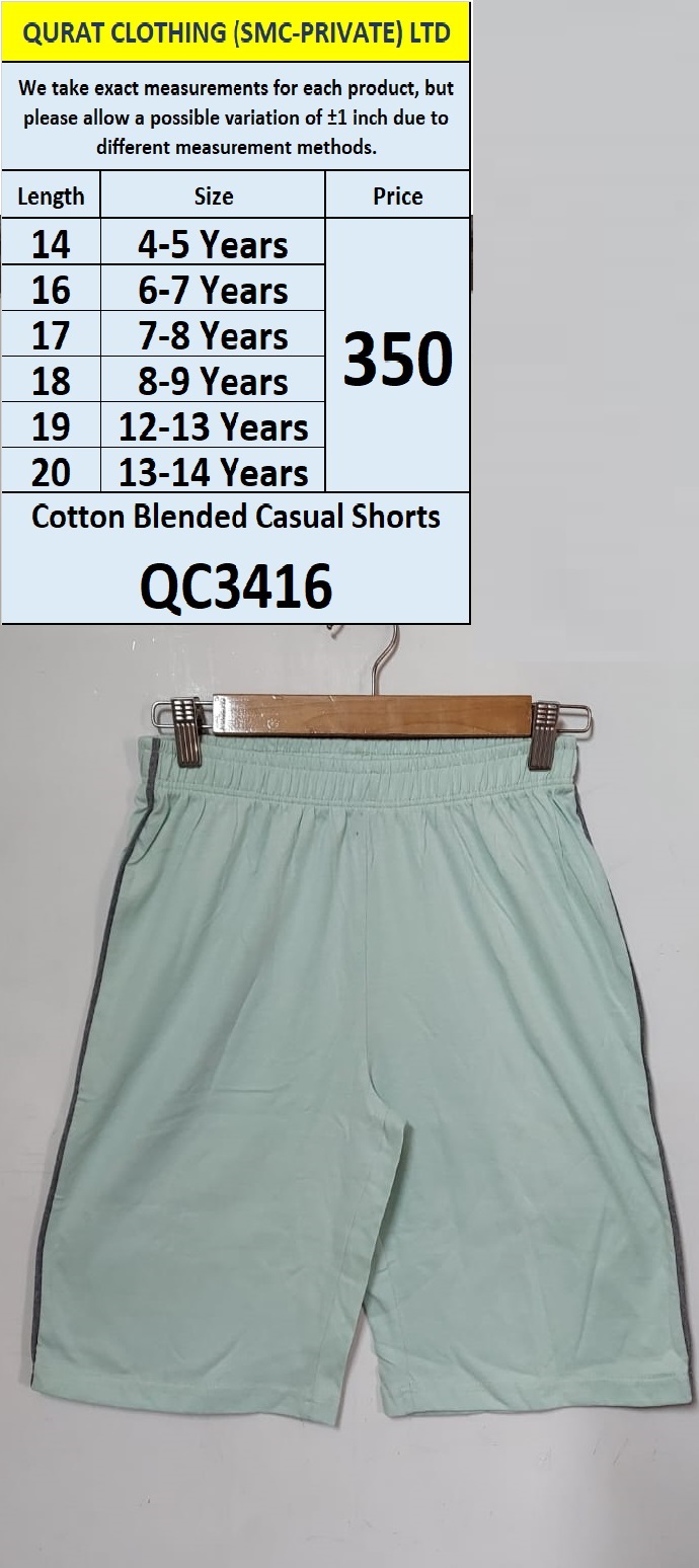 Cotton Blended Casual Shorts QC3416