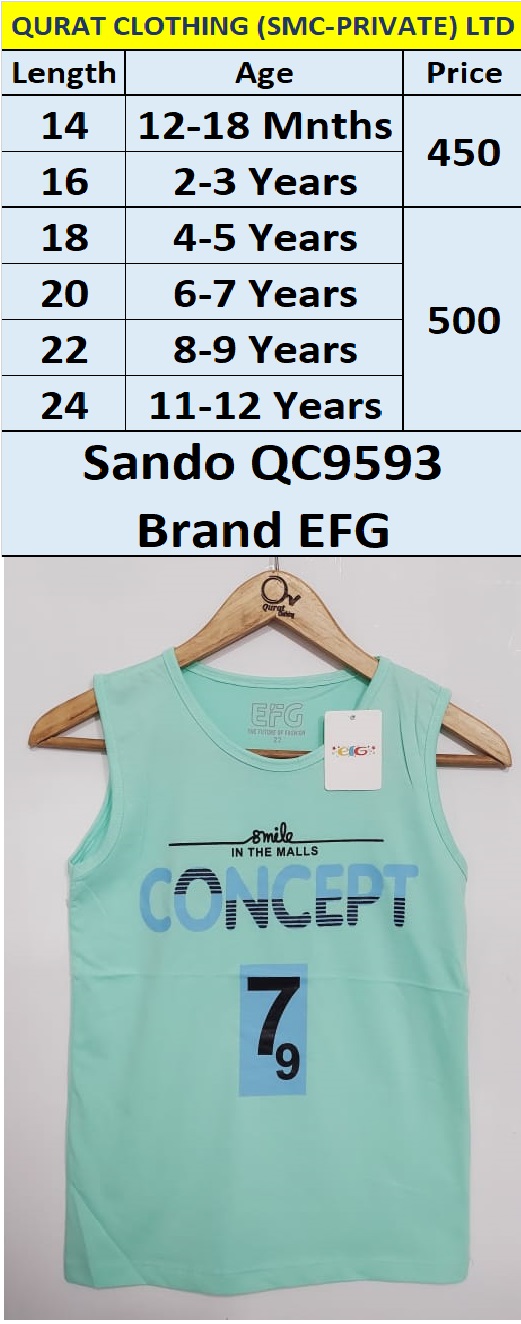 Smile in the Malls Concept Sando QC9593 Brand EFG